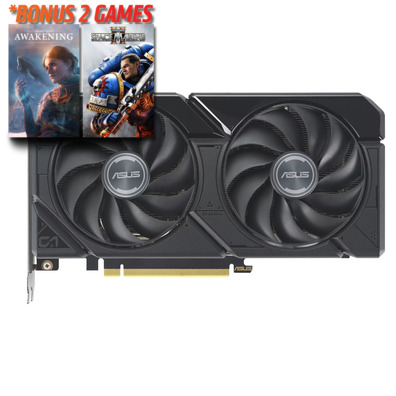 ASUS Radeon RX 7600 XT 16GB Dual OC DUAL-RX7600XT-O16G Graphics Card, *BONUS Radeon Game Bundle, 2 FREE Games via redemption