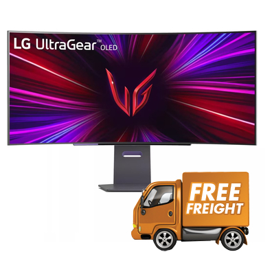 45 LG UltraGear 45GS95QE-B OLED WQHD 240Hz Curved Gaming Monitor