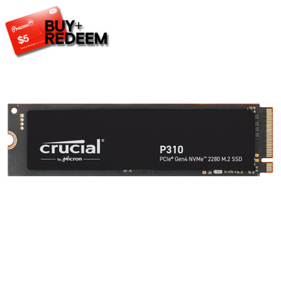 500GB Crucial P310 M.2 NVMe PCIe Gen4 SSD, *$5 Voucher by Redemption