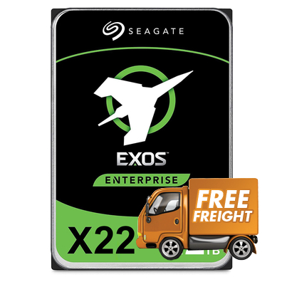 22TB Seagate EXOS 3.5 SATA 7200rpm Hard Drive ST22000NM001E