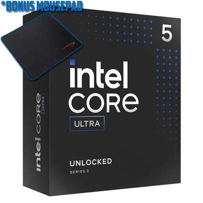 Intel S1851 Core Ultra 5 245K 14 Core 5.2GHz CPU BX80768245K, *BONUS Game via redemption *BONUS HyperX Mouse Pad