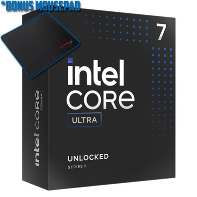 Intel S1851 Core Ultra 7 265K 20 Core 5.5GHz CPU BX80768265K, *BONUS Game via redemption *BONUS HyperX Mouse Pad