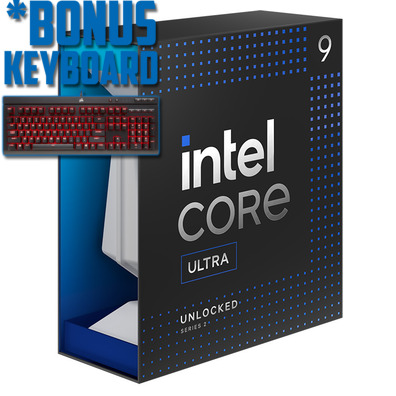 Intel S1851 Core Ultra 9 285K 24 Core 5.7GHz CPU BX80768285K, *BONUS Game via redemption *BONUS Corsair Keyboard