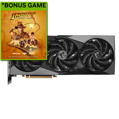 MSI GeForce RTX 4090 GAMING X SLIM 24G Graphics Card, *Bonus Game, Indiana Jones via redemption, Limit 1 per customer