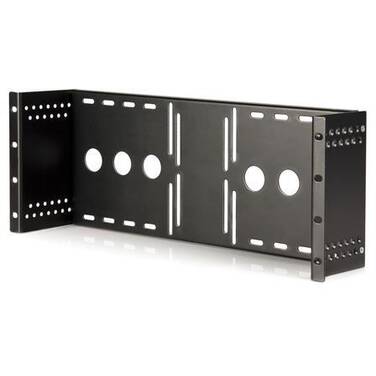StarTech Universal VESA LCD Monitor Mounting Bracket for 19in Rack or Cabinet RKLCDBK