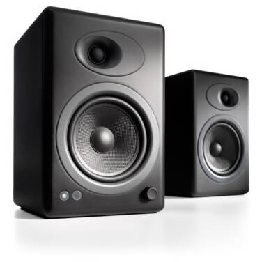 Audioengine 5+ Classic Powered Wired Speakers Satin Black