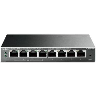 8-Port TP-Link TL-SG108PE Gigabit Easy Smart Switch with 4-Port PoE+