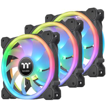 3 x 140mm Thermaltake SWAFAN 14 Riing Trio RGB Fan with Controller | CA