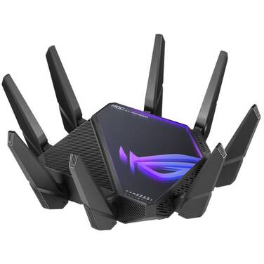 ASUS ROG Rapture GT-AXE16000 WiFi 6E Extendable Gaming Router, *BONUS Surfshark Subscription by Redemption