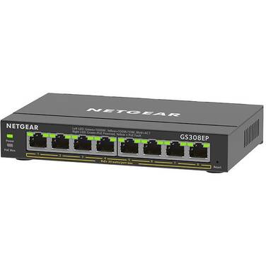 8 Port Netgear GS308EP-100AUS Gigabit POE+ Smart Managed Network Switch