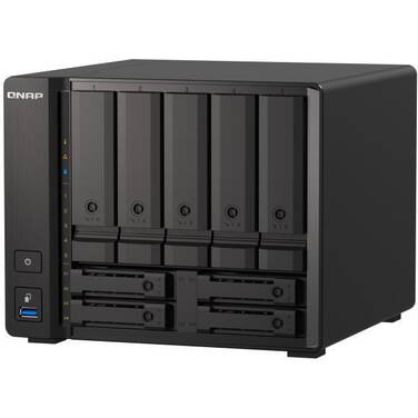 9 Bay QNAP TS-h973AX-32G 10 Gbe NAS Unit