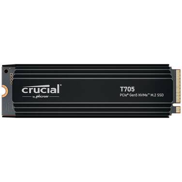 1TB Crucial T705 M.2 NVMe PCIe Gen5 SSD With Heatsink CT1000T705SSD5