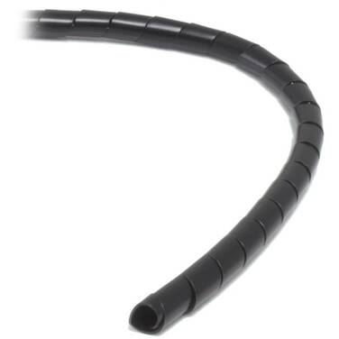 Ty-It 10m Spiral Cable Wrap for Cable Management - 10mm/Black