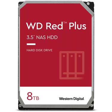 8TB WD 3.5 SATA 6Gb/s RED PLUS HDD