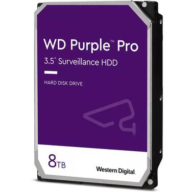 8TB WD 3.5 SATA 6Gb/s Purple PRO SV HDD WD8002PURP