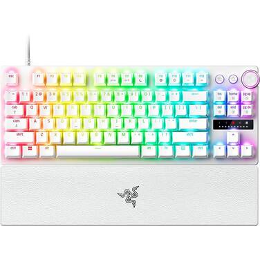 Razer Huntsman V3 Pro Tenkeyless Analog Optical Esports Keyboard White Edition