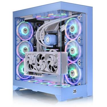 Thermaltake CTE E600 MX Mid Tower EATX Case Hydrangea Blue