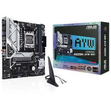 ASUS AM5 MicroATX A620M-AYW WIFI DDR5 Motherboard