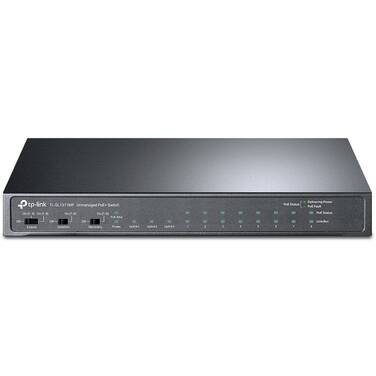 8 Port TP-Link TL-SL1311MP 10/100Mbps + 3-Port Gigabit Desktop Switch with 8-Port PoE+