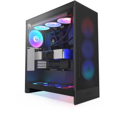 NZXT ATX H7 Flow RGB 2024 Black Case CM-H72FB-R1