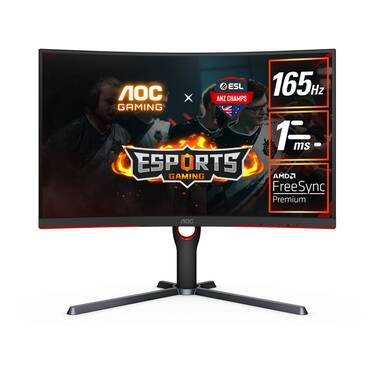 27 AOC CQ27G3S QHD 165hz FreeSync Curved Monitor - OPEN STOCK - CLEARANCE