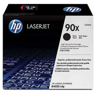 HP 90X High Yield Black Original LaserJet Toner Cartridge CE390X