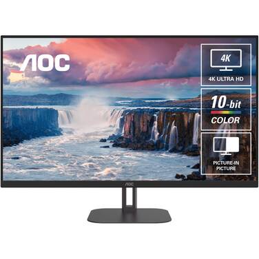 31.5 AOC U32V5N UHD 4ms VA 60Hz Monitor