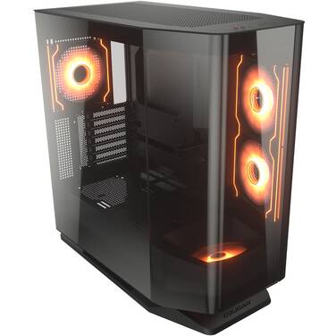 Cougar FV270 RGB BLACK Mid Tower Curved Panoramic Gaming Case