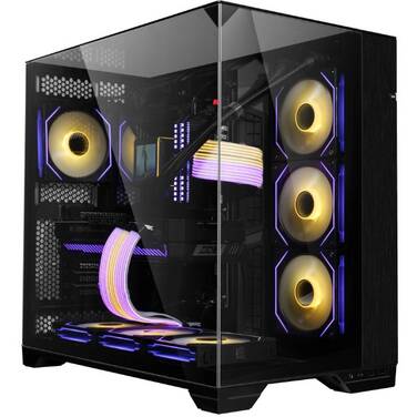 Lian Li O11 Vision E-ATX Dual Chamber Black Gaming Case