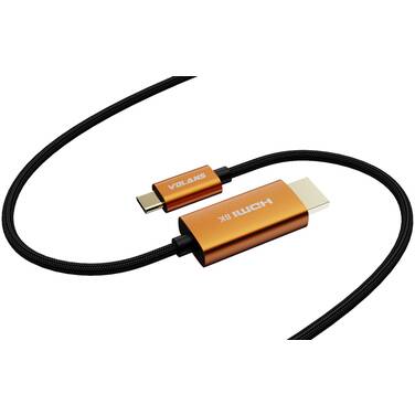 2 Metre Volans VL-CH82 8K USB-C Male to HDMI Male Cable