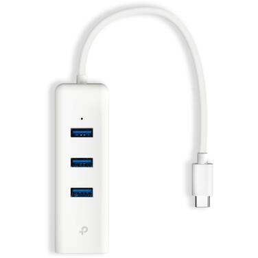 3 Port TP-Link UE330C USB-C Hub with Ethernet Adapter