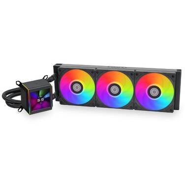 Lian Li Galahad II LCD SCREEN 360 ARGB AIO Liquid CPU Cooler Black