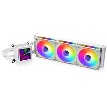 Lian Li Galahad II LCD SCREEN SL-INF 360 ARGB AIO Liquid CPU Cooler White