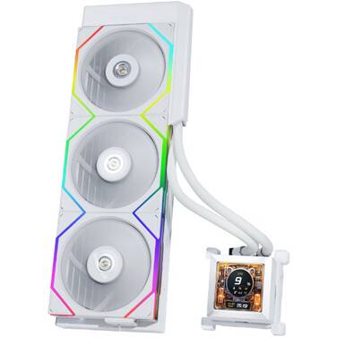 Lian Li HydroShift LCD 360TL AIO Liquid CPU Cooler White