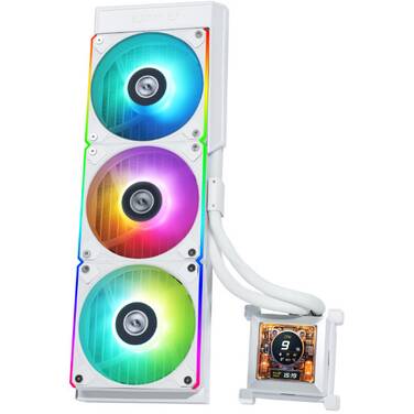 Lian Li HydroShift LCD 360RGB AIO Liquid CPU Cooler White