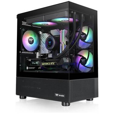 Thermaltake Micro-ATX View 170 TG Black Case CA-1Z4-00M1WN-00, *Eligible for eGift Card