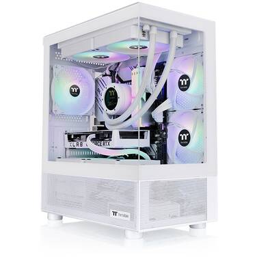 Thermaltake Micro-ATX View 170 TG Snow Case CA-1Z4-00M6WN-00