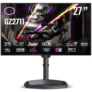 27 Cooler Master TEMPEST GZ2711 240Hz QHD OLED Gaming Monitor