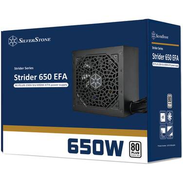 650 Watt Silverstone Strider 80+ ATX Power Supply