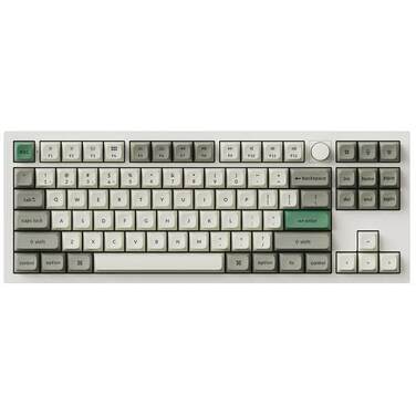 Keychron Q3 Max QMK/VIA RGB Tactile-Brown Mechanical Wireless Gaming Keyboard with Knob White