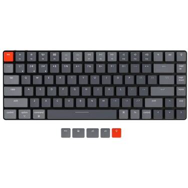 Keychron K3 Ultra-slim RGB Tactile-Brown Mechanical Wireless Gaming Keyboard Black