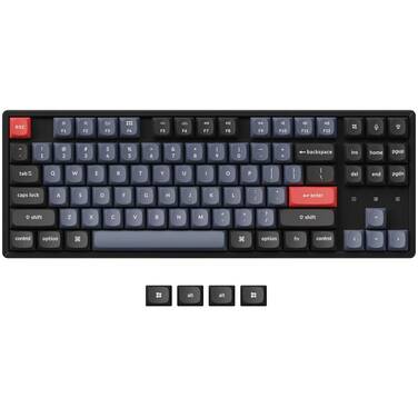 Keychron K8 Pro QMK/VIA RGB Linear-Red Mechanical Wireless Gaming Keyboard Black