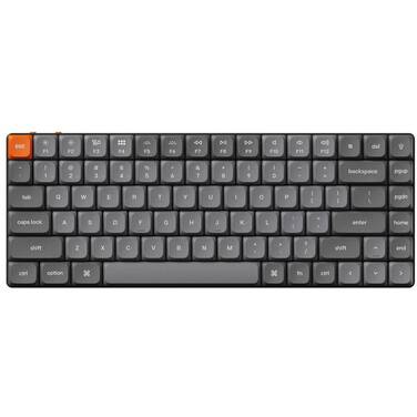 Keychron K3 Max QMK/VIA Low-Profile RGB Linear-Red Mechanical Wireless Gaming Keyboard Black