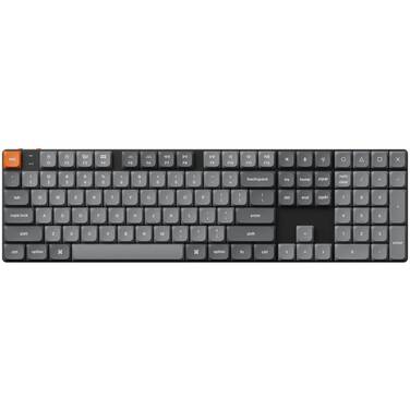 Keychron K5 Max QMK/VIA Low-Profile RGB Linear-Red Mechanical Wireless Gaming Keyboard Black