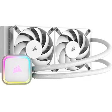 Corsair iCUE H100i RGB ELITE Liquid CPU Cooler White