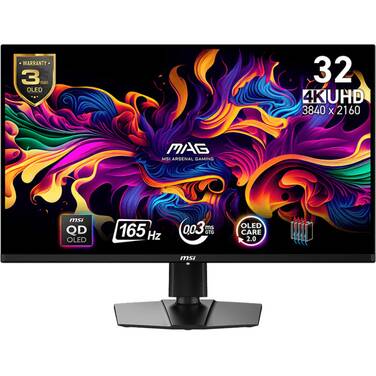 32 MSI MAG 321UP QD-OLED 4K 165Hz Quantum Dot OLED Gaming Monitor