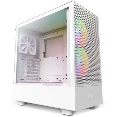 NZXT ATX H5 Flow RGB Edition All White CC-H51FW-R1 - OPEN STOCK - CLEARANCE