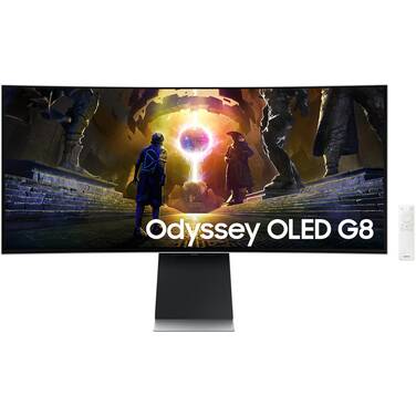 34 Samsung Odyssey Anti-Glare OLED G8 UWQHD Curved Gaming Monitor