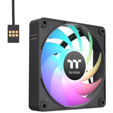 Thermaltake CT140 EX ARGB Magnetic Quick Connect PWM Fan Black (3-Fan Pack)