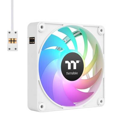 Thermaltake CT140 EX ARGB Magnetic Quick Connect PWM Fan White (3-Fan Pack)